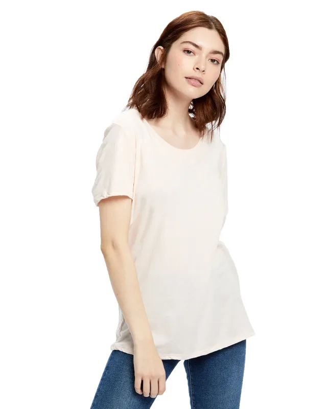 US Blanks Ladies' USA Made Loose Fit Boyfriend T-Shirt — view 5
