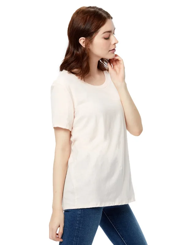 US Blanks Ladies' USA Made Loose Fit Boyfriend T-Shirt — view 6