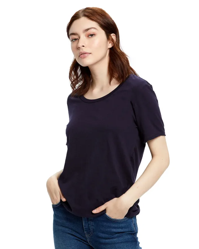 US Blanks Ladies' USA Made Loose Fit Boyfriend T-Shirt — view 8