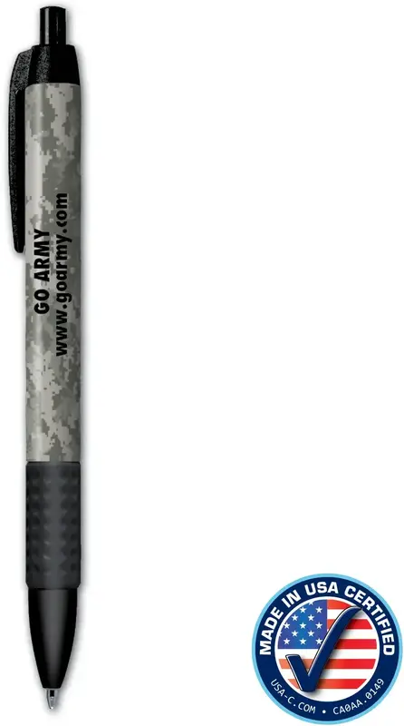 USA Camo™ Custom Grip Retractable Click Pen for Brand Promotion