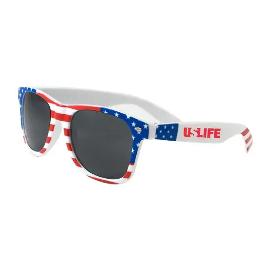 Patriotic USA Flag Miami Style Sunglasses