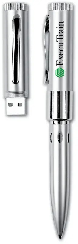 Pen USB Flash Drive - Promotional Metal Twist Pen with Built-in USB Flash Drive