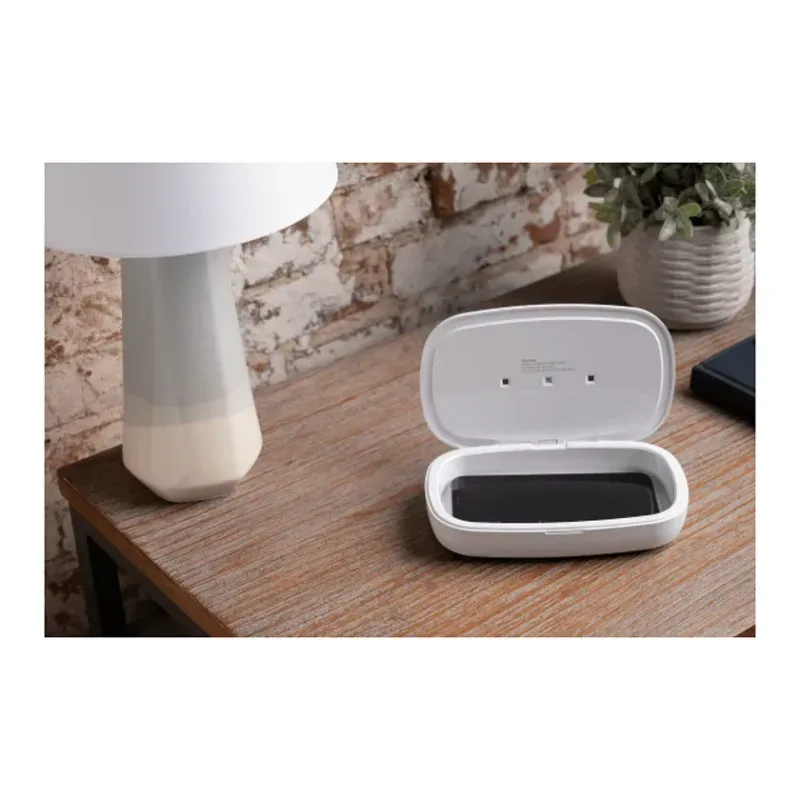 Branded UV-C Light Phone Sanitizer with Wireless Charger — view 2