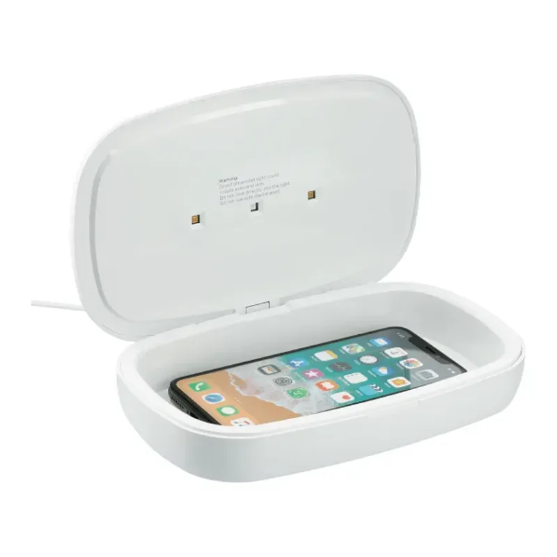 Branded UV-C Light Phone Sanitizer with Wireless Charger — view 5