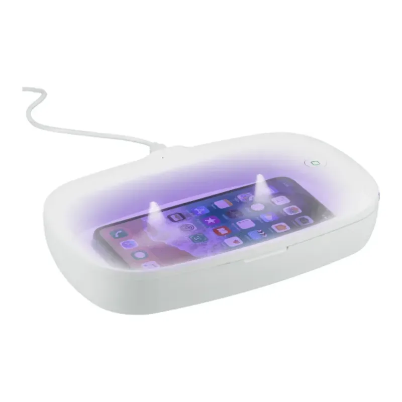 Branded UV-C Light Phone Sanitizer with Wireless Charger — view 7