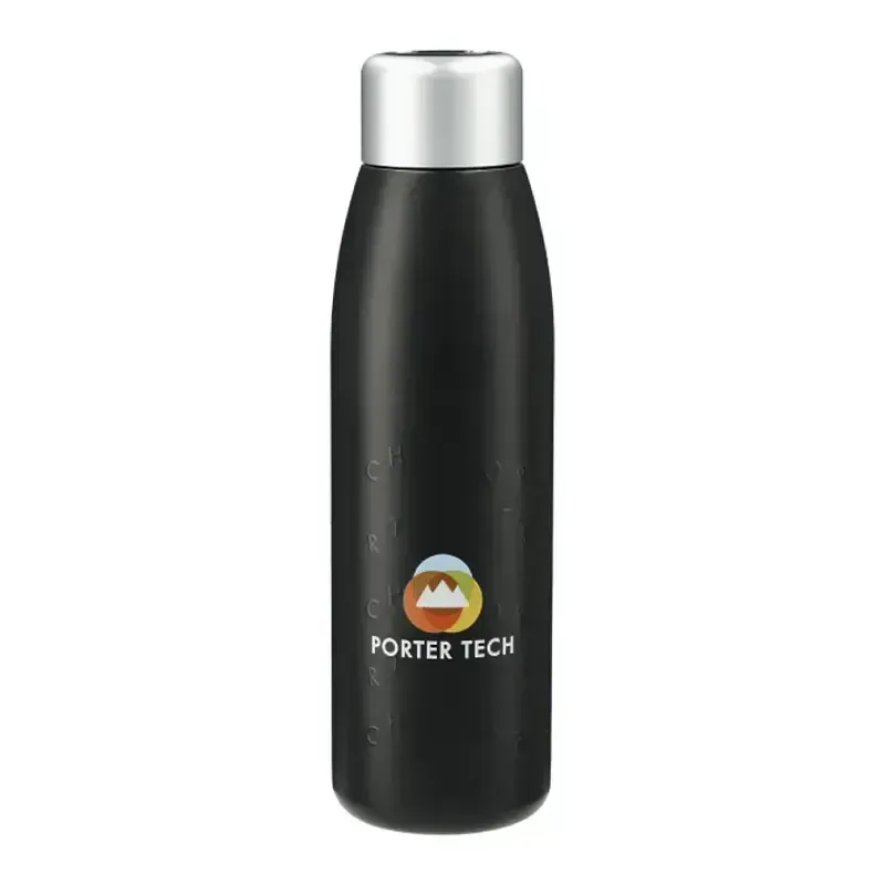 Custom UV Sanitizer Copper Vacuum Insulated Bottle - 18oz