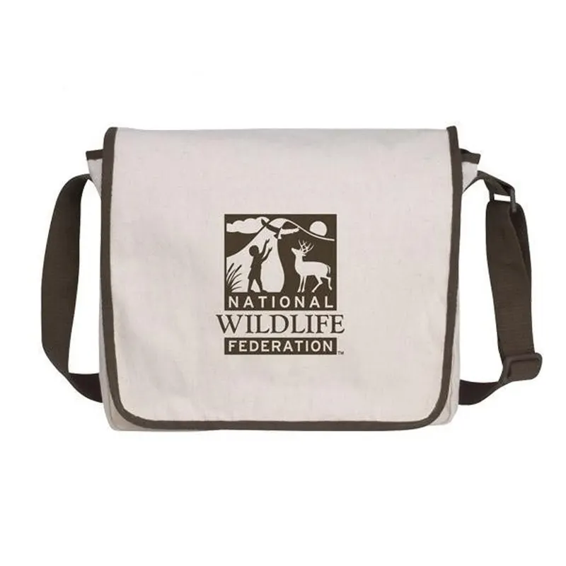 V Natural™ Cotton Messenger Bag