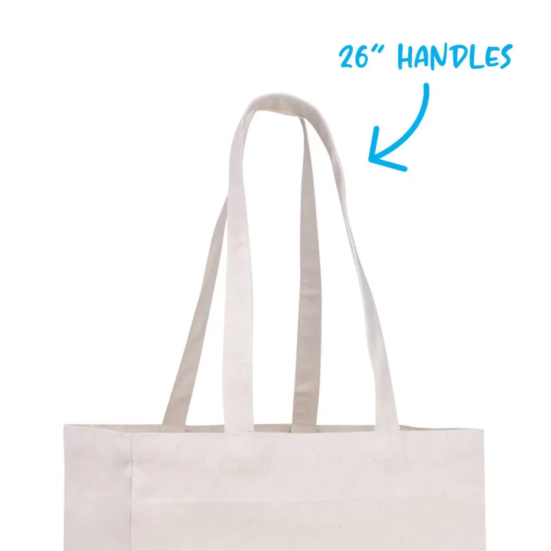 V Natural™ Cotton Tote Bag — view 1