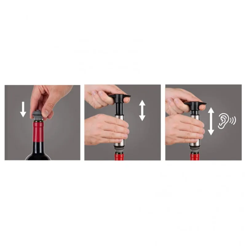 Vacu Vin® Wine Saver Set | Stainless Steel — view 3