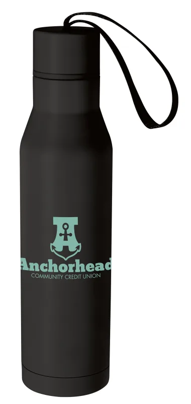 Custom Vacuum Insulated Bottle with Carry Loop - 18 oz. — view 2