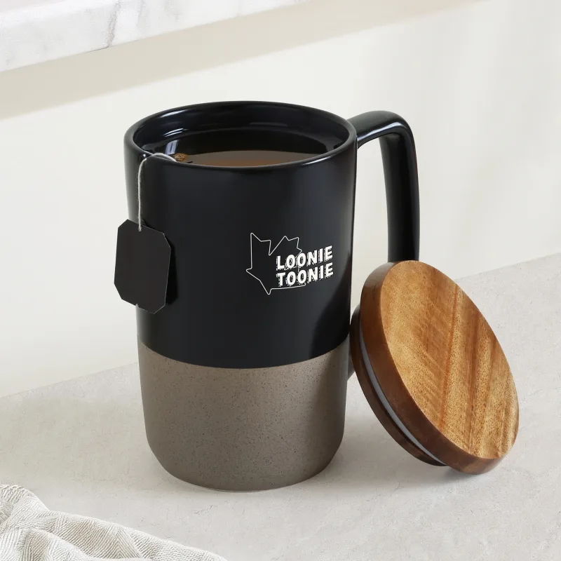 Valencia 16 Fl. Oz. Ceramic Mug With Lid — view 2