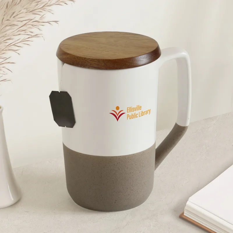 Valencia 16 Fl. Oz. Ceramic Mug With Lid — view 3