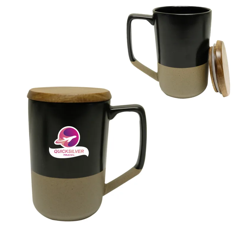 Valencia 16 Fl. Oz. Ceramic Mug With Lid — view 5