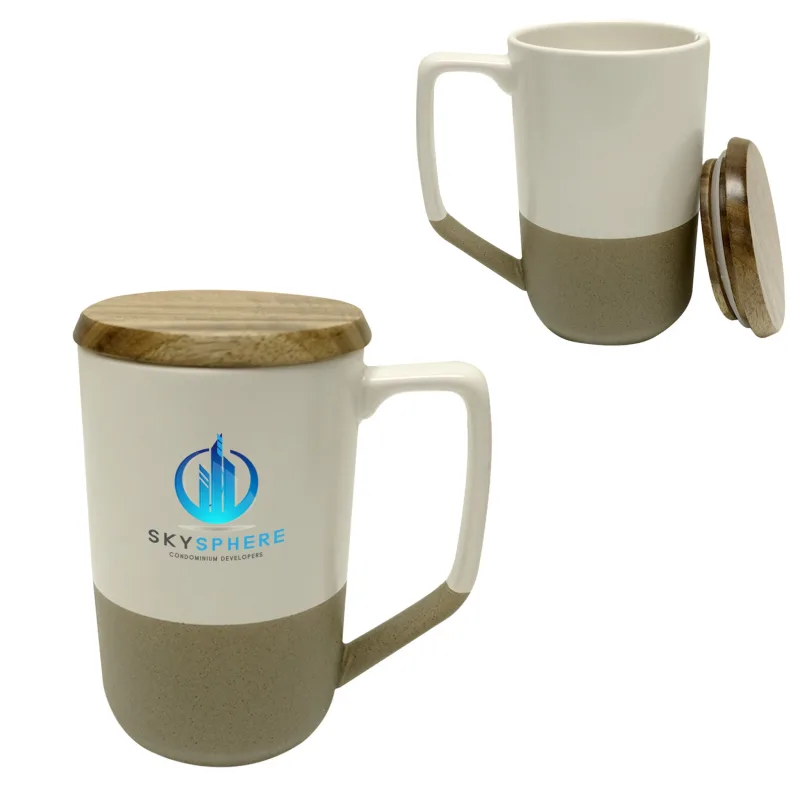 Valencia 16 Fl. Oz. Ceramic Mug With Lid — view 6