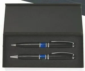 Valencia Ballpoint & Mechanical Pencil Gift Set w/ Chrome Trim