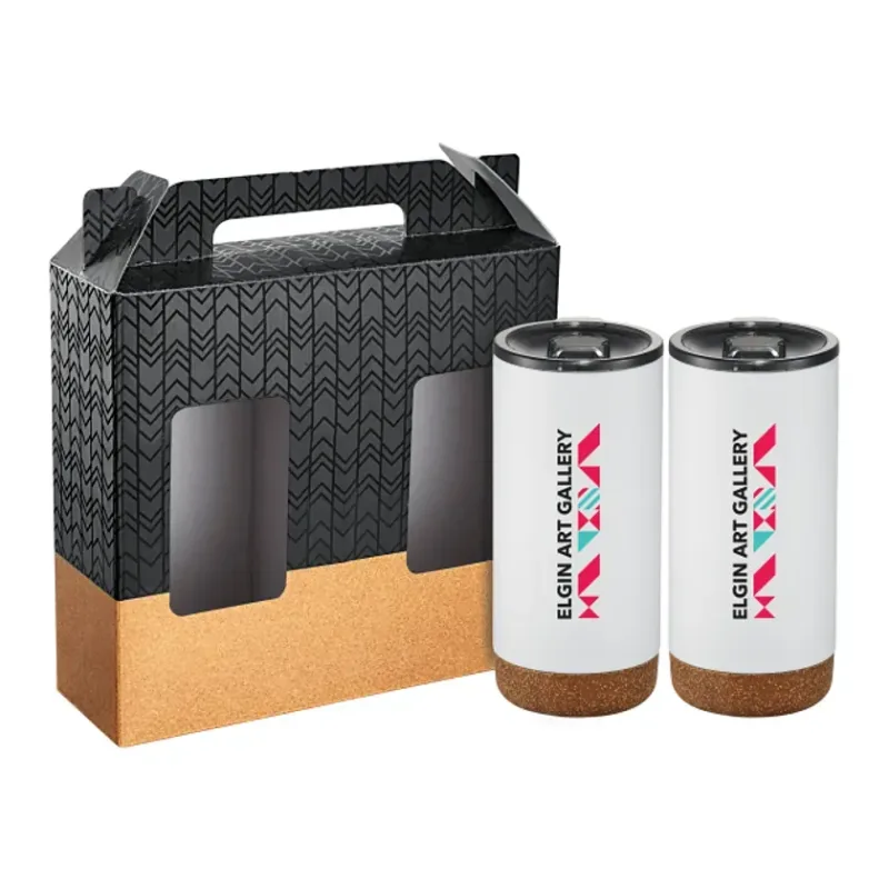 Valhalla Copper Vacuum Tumbler Gift Set with Cork — view 4