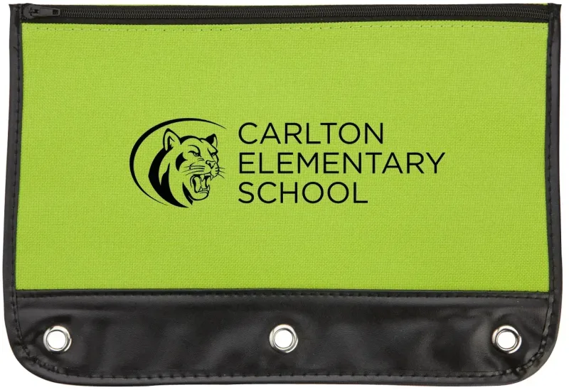 Personalized Varsity School Pouch — view 3