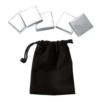 Velour Pouches with Chocolate Coins — view 4