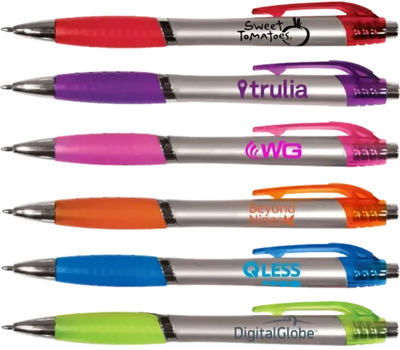 Customizable Rubber-Grip Ventura Promotional Pen