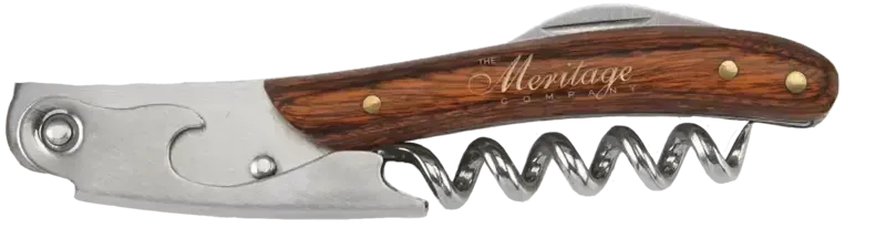 Branded Wood Wine Opener