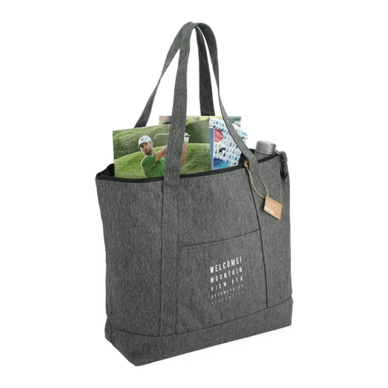 Custom EcoSmart Vila Tote - Recycled Material — view 2