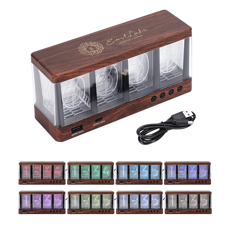 Vintage Clock with Analog-Like Display