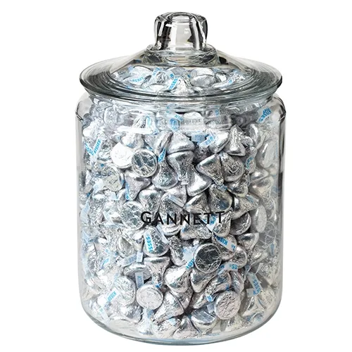 Vintage Gallon Glass Jar with Metal Clasp — view 6