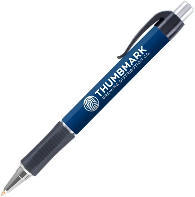 Vision Grip Click Pen with Silver Trim (Black or Blue Ink) — view 12