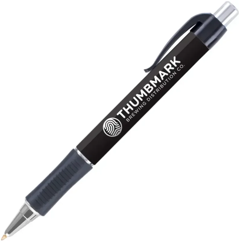 Vision Grip Click Pen with Silver Trim (Black or Blue Ink) — view 19