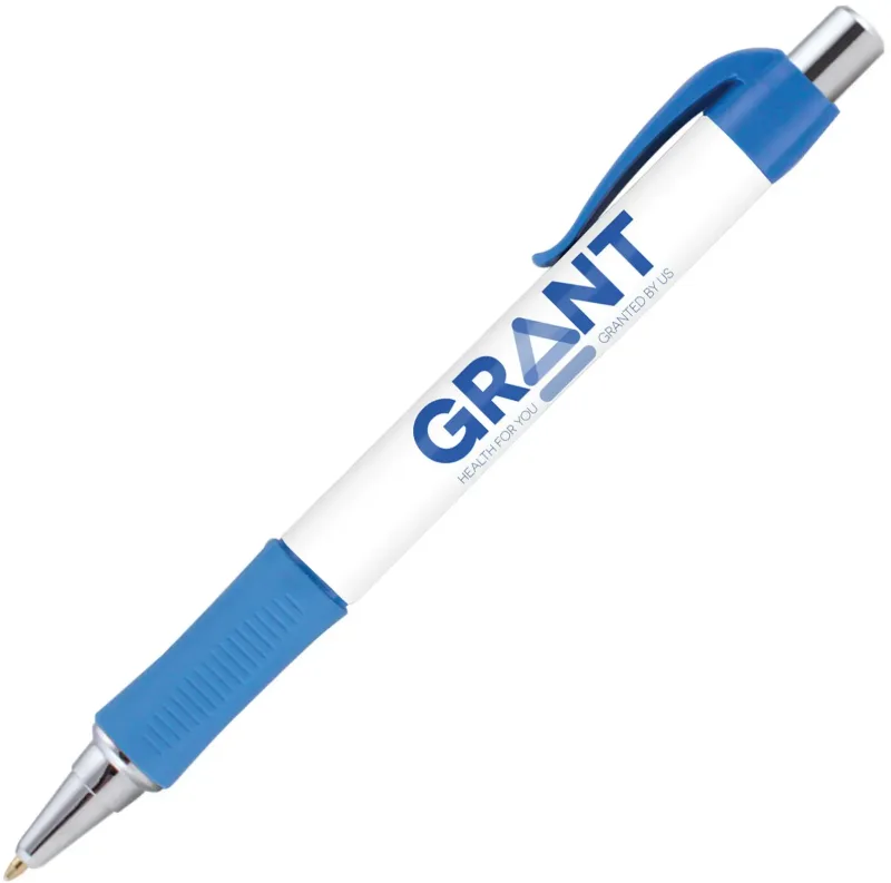 Vision Grip Click Pen with Silver Trim (Black or Blue Ink) — view 22