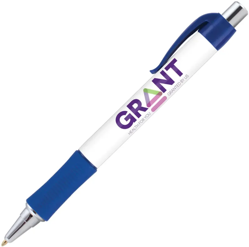 Vision Grip Click Pen with Silver Trim (Black or Blue Ink) — view 23