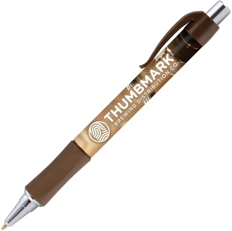 Vision Grip Click Pen with Silver Trim (Black or Blue Ink) — view 25