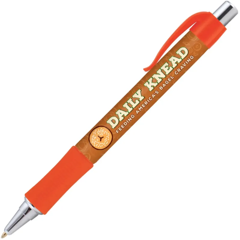 Vision Grip Click Pen with Silver Trim (Black or Blue Ink) — view 28