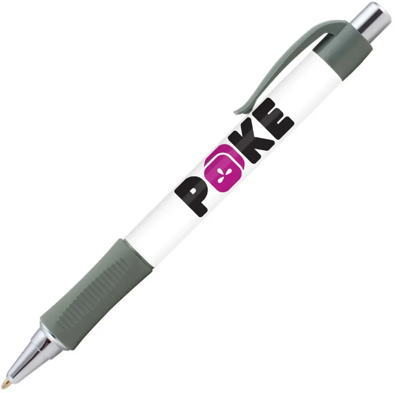 Vision Grip Click Pen with Silver Trim (Black or Blue Ink) — view 33