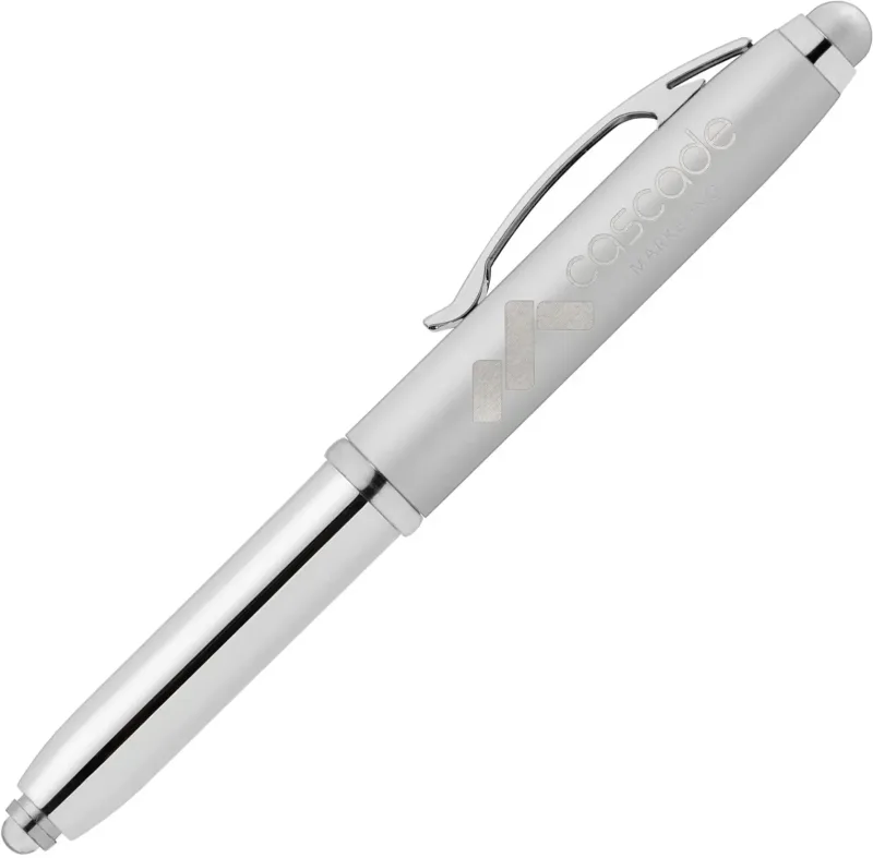 Vivano Softy Metallic Pen w/ LED Light and Stylus  — view 6
