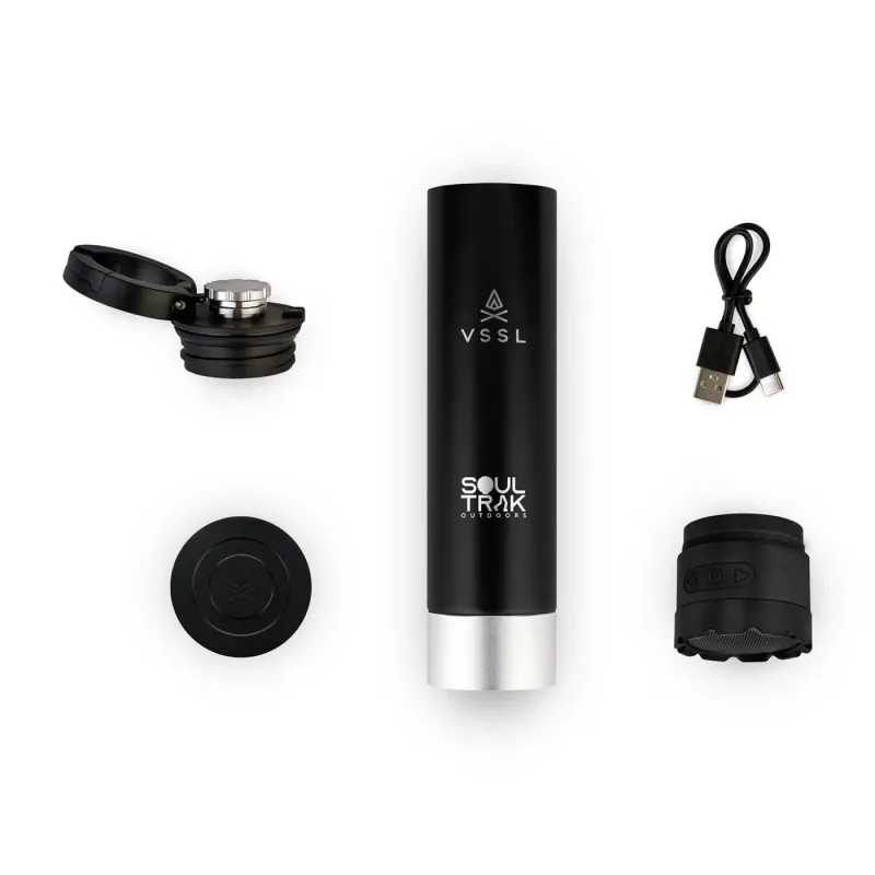 VSSL Insulated Flask with Bluetooth® Speaker — view 7