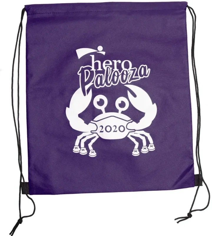 Custom Wanderlust Drawstring Backpack — view 9