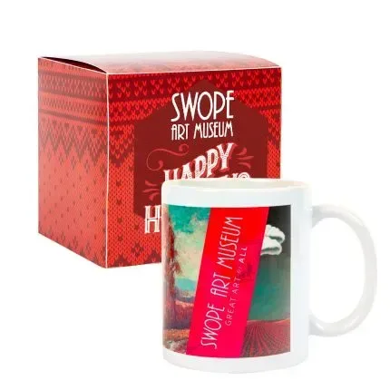 Warm Holiday Wishes Full Color Mug in Gift Box — view 2