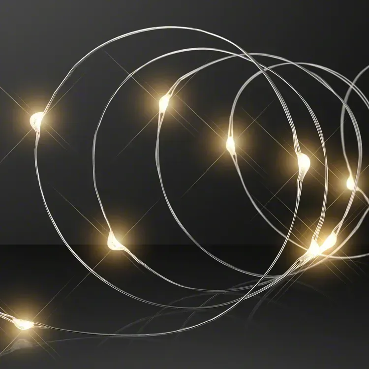 Warm White Crafting Fairy Lights, 20 LEDs, 80" Long — view 5