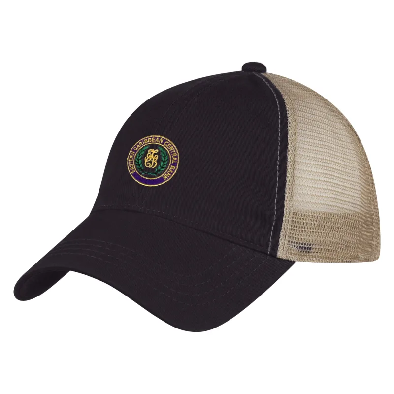 Imprinted Washed Cotton Mesh Back Cap — view 2