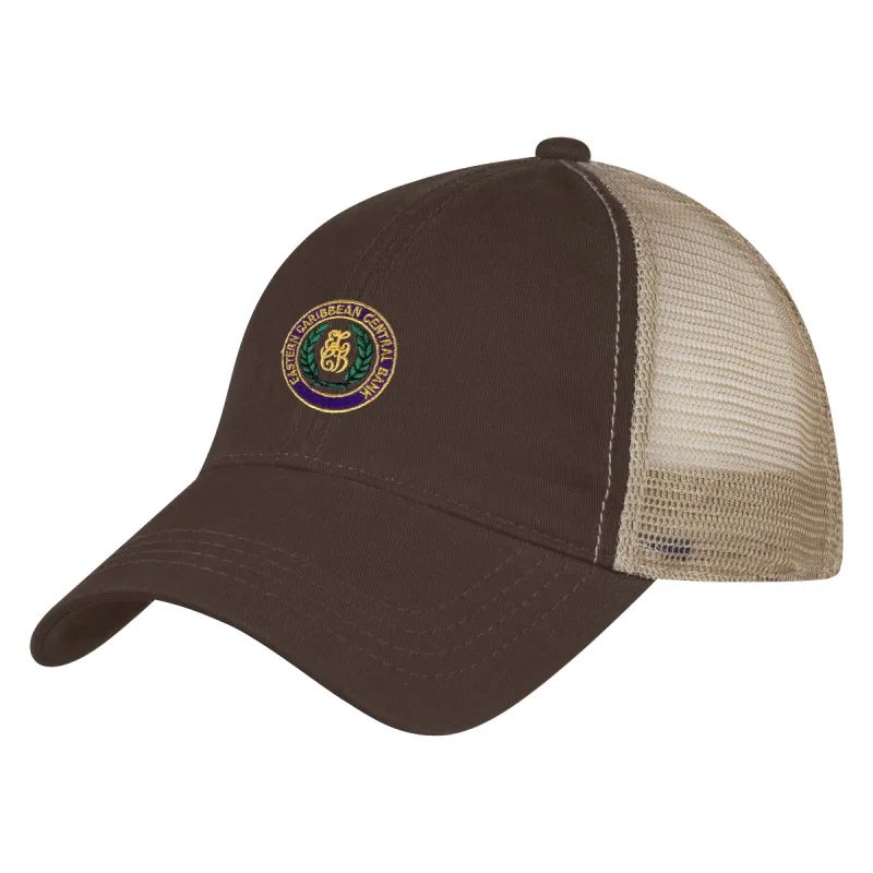 Imprinted Washed Cotton Mesh Back Cap — view 3