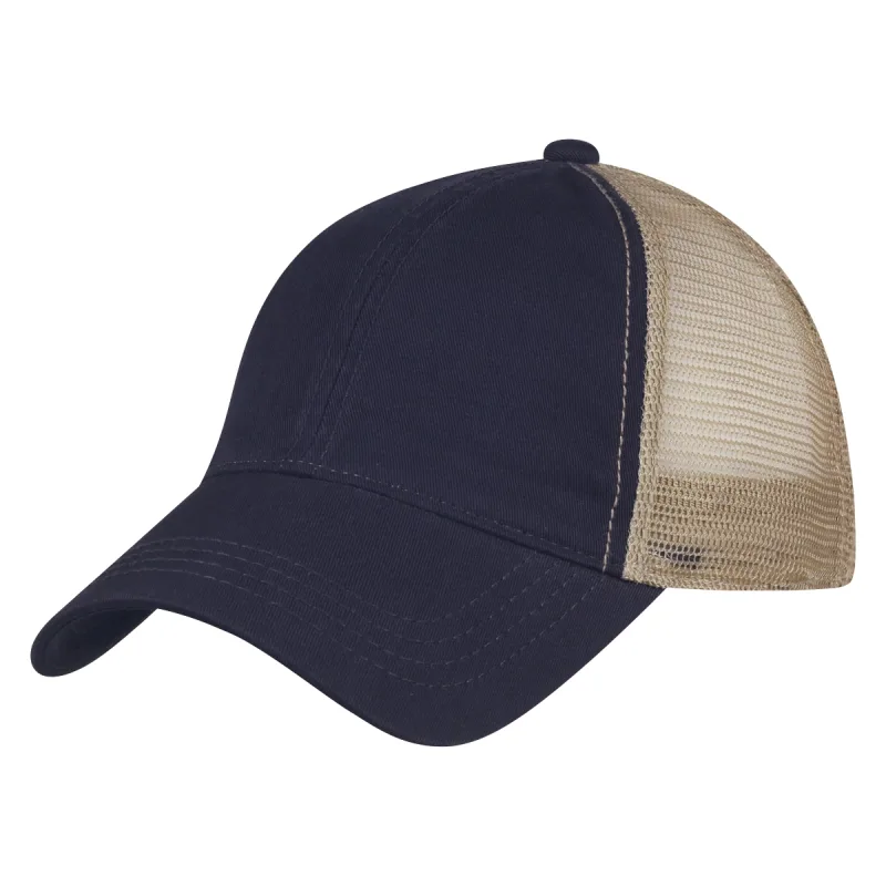 Imprinted Washed Cotton Mesh Back Cap — view 5