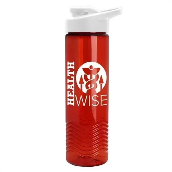Wave Tritan® Bottle with Drink-Thru Lid (24 oz.) — view 11