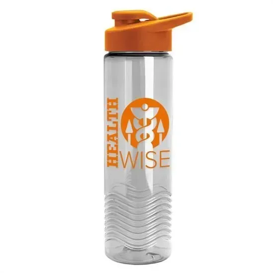 Wave Tritan® Bottle with Drink-Thru Lid (24 oz.) — view 18