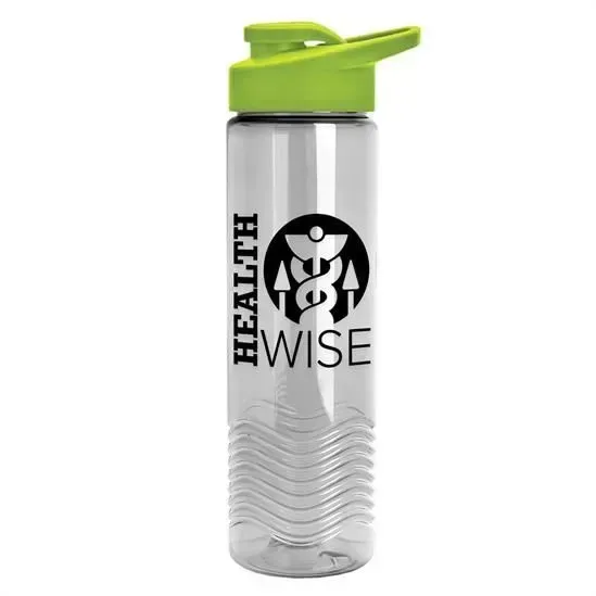 Wave Tritan® Bottle with Drink-Thru Lid (24 oz.) — view 23