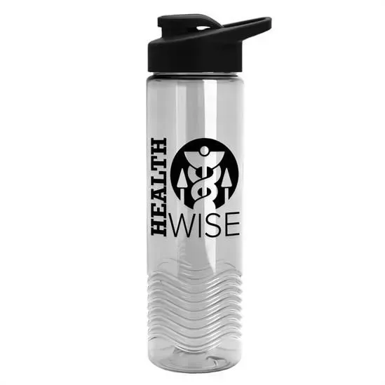 Wave Tritan® Bottle with Drink-Thru Lid (24 oz.) — view 24