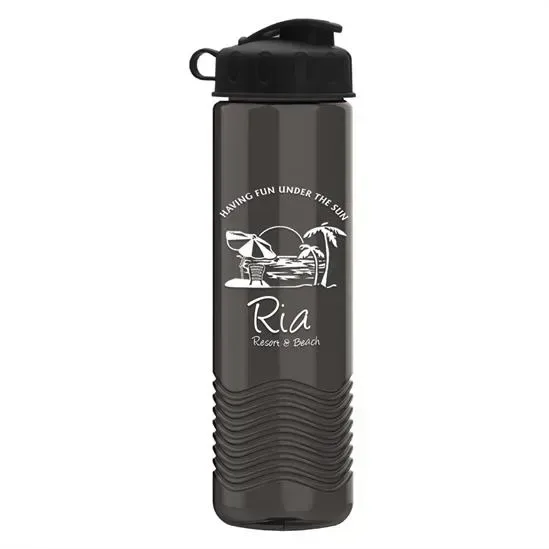 Wave Tritan® Bottle with Flip Lid (24 oz.) — view 2