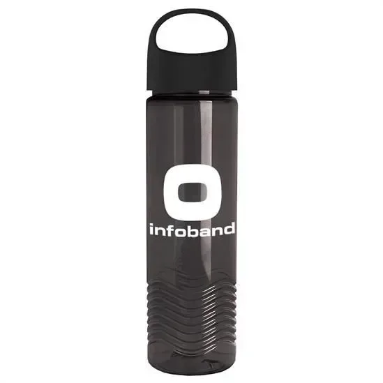 Wave Tritan® Bottle with Oval Crest Lid (24 oz.) — view 6