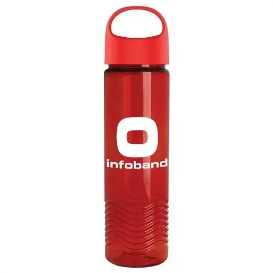 Wave Tritan® Bottle with Oval Crest Lid (24 oz.) — view 8