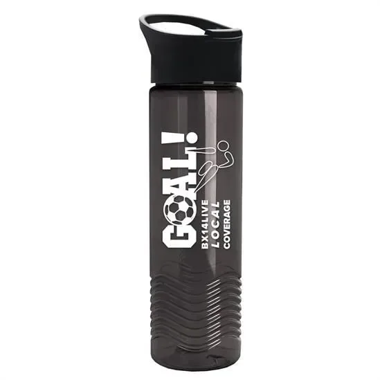 Wave Tritan® Bottle with Pop-Up Lid (24 oz.) — view 3
